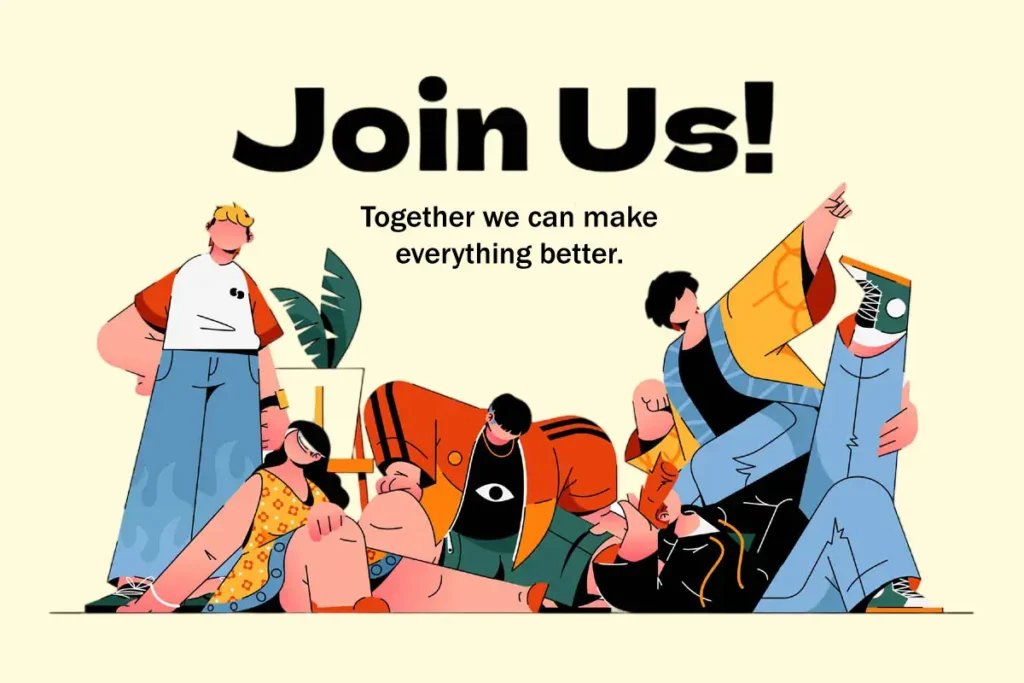 a group of people sitting on the floor