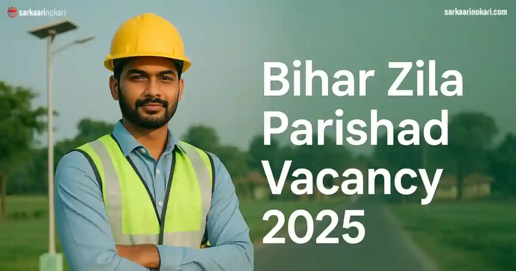 Bihar Zila Parishad Vacancy 2025 Featured image on SarkaariNokari com