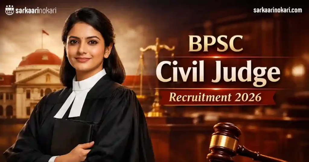 BPSC Civil Judge Recruitment 2026 Featured image on SarkaariNokari com