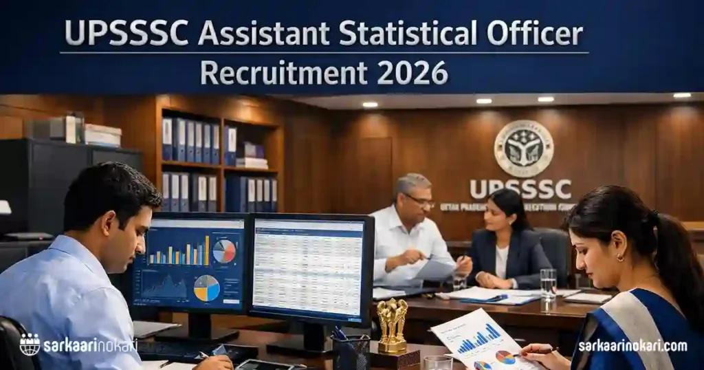 UPSSSC Assistant Statistical Officer Recruitment 2026 Featured image on SarkaariNokari com