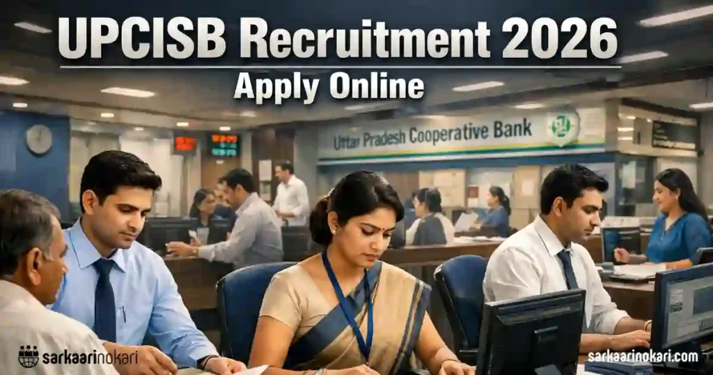 UPCISB Recruitment 2026 Featured image on SarkaariNokari com