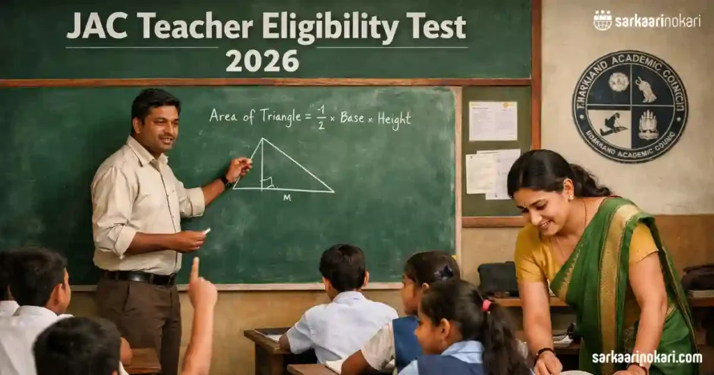 JAC Teacher Eligibility Test 2026 Featured image on SarkaariNokari com