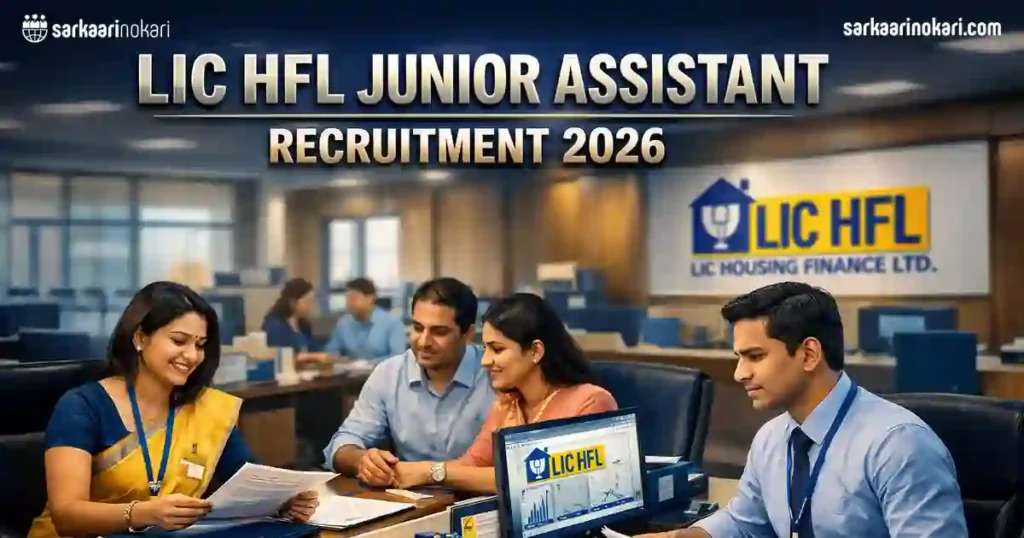 LIC HFL Junior Assistant Recruitment 2026 Featured image on SarkaariNokari com